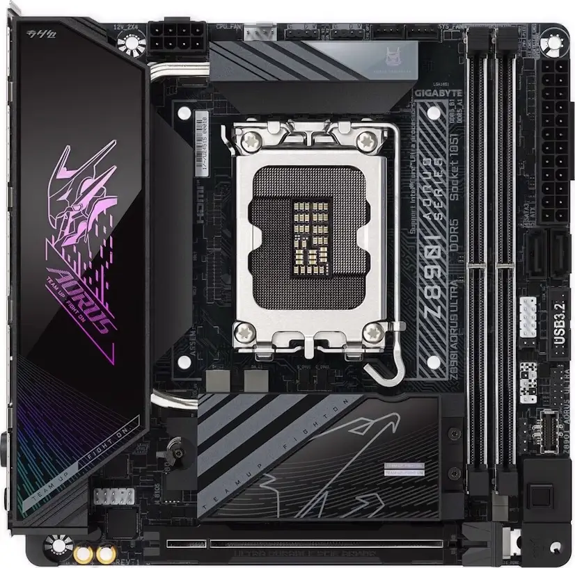 Montaje Placa Base Gigabyte Z890I AORUS ULTRA Gaming PC Arroyomolinos
